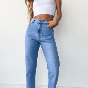 Classic Blue Women's Ankle Jeans